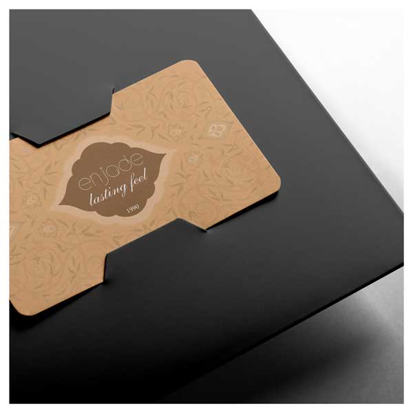 طراحی آرم، کاتالوگ، سایت و بسته ‌بندی برند Enjade